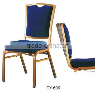 High quality stacking metal banquet room cheap restaurant chairs for sale used