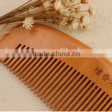 Handmade Sandalwood Logo Pocket Comb Beard and Mustache Comb Hair Brush Stock Comb Wholesale photo-5