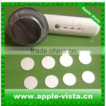 Round type ultrasonic transducer element for beauty head application