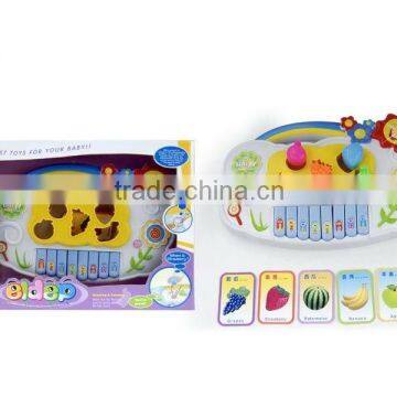 kid plastic electronic toy organ with light & music(musical instrument,piano,keyboard)