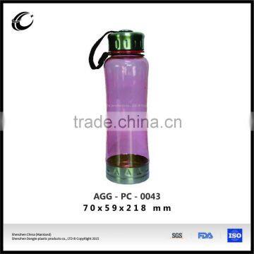 logo printing oem new design tableware water drinkware plastic bottle 600 650ml plastic bottle plastic sports drinking bottle