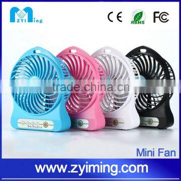 Zyiming hot selling summer mini fan YM-F18 usb fan use for power bank or computer