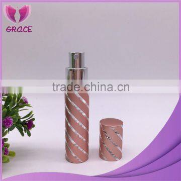 10ml beautiful pink pocket mini travel refillable perfume atomizer