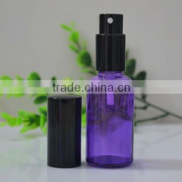 18mm Neck Purple essential oil bottles with black spray in Guangzhou