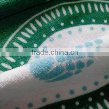 100% Cotton Green Color Special Pineapple Design Printing Beach Towel Pareo Ethnic Felling Beach Towel photo-3