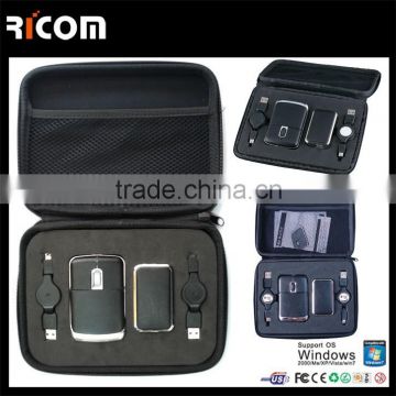 Ricom leather travel set,leather gift set travel kit,leather wholesale travel set--Shenzhen Ricom