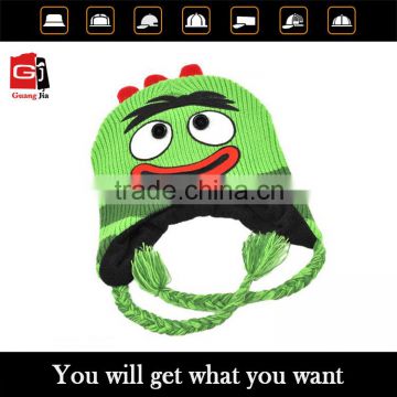 2015 New Year Product Cute Fashion Knit Kids Hats Animal Pattern Crochet Baby Hats