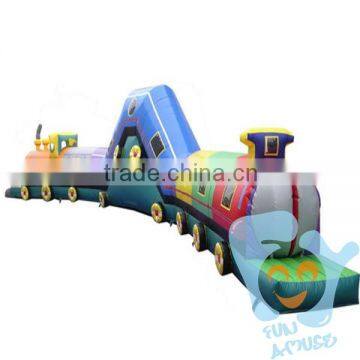 2016 chaep new style 0.55mm pvc tarpaulin inflatable train