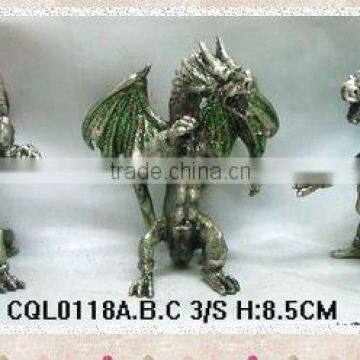 2012 pewter strong dragon statue