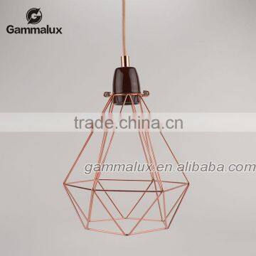 European Country Favorite Copper Cage Pendant Lamp Made By Iron Wire,Iron Cage Edion Bulb Cage