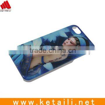 Beautiful woman design for iphone 5 mobile phone case, hot sale!!