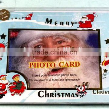 Frame photo with Merry Christmas designs