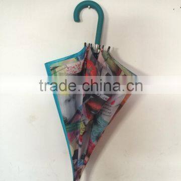 Polyester Material and Europe Umbrellas Type photo print umbrellas , gift umbrella , eco-freindly material umbrella