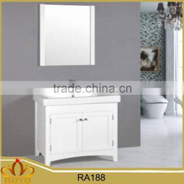 Hotel Modern Mirror Floor Mounted Bathroom Vanity RA188 Supplier's Choice