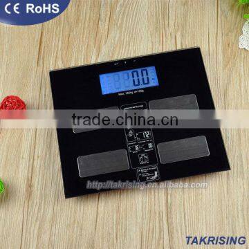 Hot Tempered Glass BMI Body Analyzing Scale