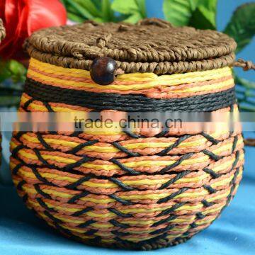 Ethnic fusion handmade tea container