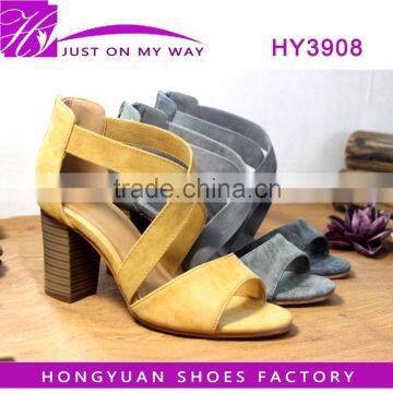 fashionable high heel shoes ladies, simple desgin elegant sandals                        
                                                Quality Choice