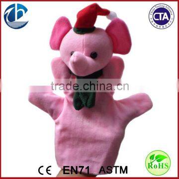 Animal Plush Hand Puppet / Animated Plush Elephant Hand Puppet / Kids Plush Hand Puppet ICTI Toy Factory