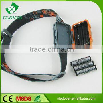 Outdoor Using Waterproof 180 Lumens 3W CREE + 2 Red LED High Power Headlamp