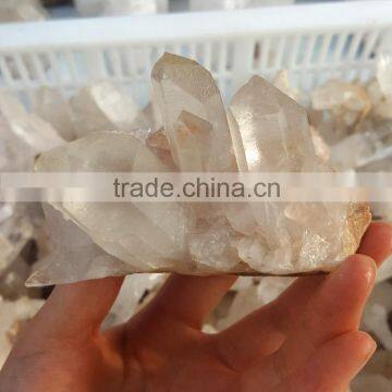 100% Natural Small Clear Crystal Cluster Decorative Quartz Crystal Cluster