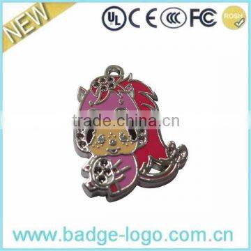 Silver Soft Enamel Metal Mobile Phone Accessories