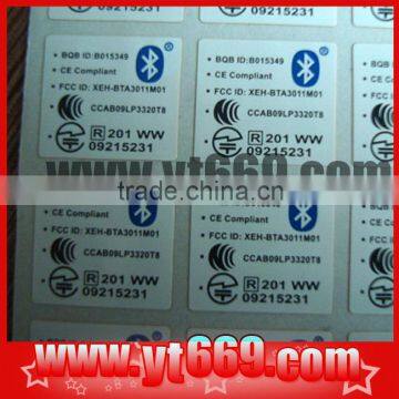 Heat resistant sticker paper