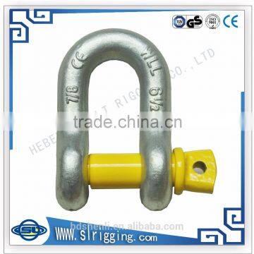 hot dipped galvanized US type drop forged screw pin dee shackle