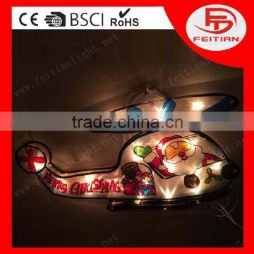 christmas lights new type battery controled decorative airplane lighting new style led pvc light