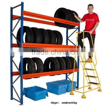 Double Level Foldable Stack Rack for Tires