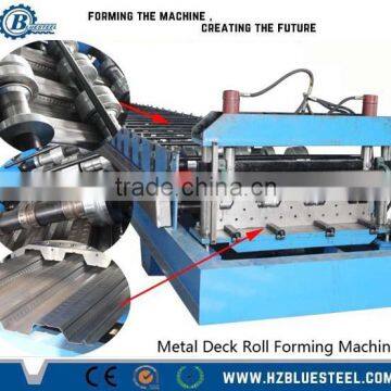 Hydraulic Steel Floor Decking Roll Forming Machine, Metal Floor Decking Tiles Making Machine