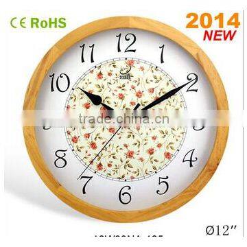 2014 art decorative modern wall clock decor (12W39NA-125)