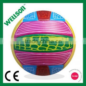 4C printed PVC foamed volleyball