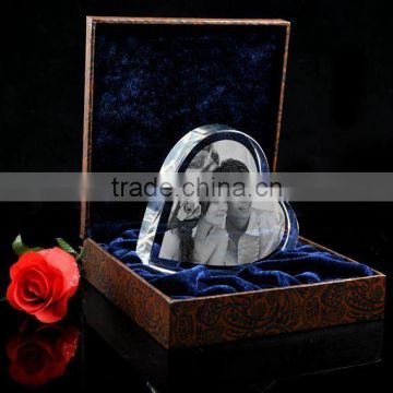 pure crystal wedding gift for portrait(R-0046)