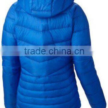 Padding Outdoor Blue Down Jacket for Women photo-3