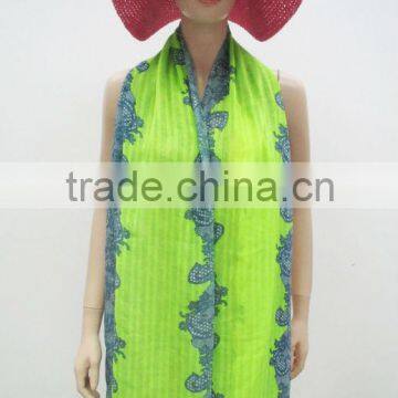 Fashion Stripe Scarf,Polyester Voile Shawl,Accessories