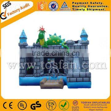 Dragon Inflatable Bouncy Combo With Double Slide A3029
