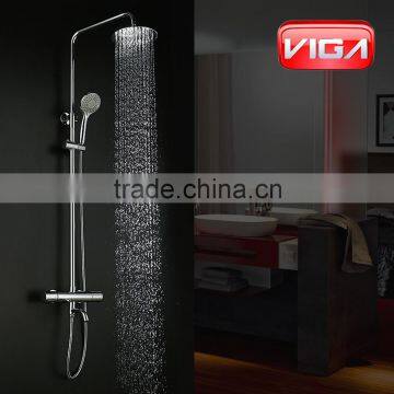 Thermostatic bathroom shower set european shower faucet