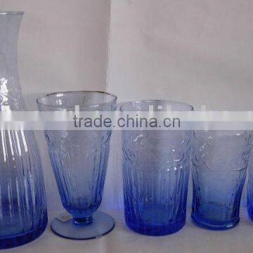 BLUE GLASS SET