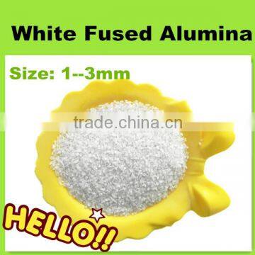 Refractory material 1-3mm white fused alumina sand