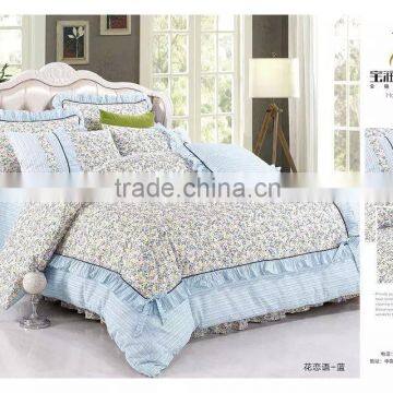 100% cotton super soft bedding set Narrow width floweral