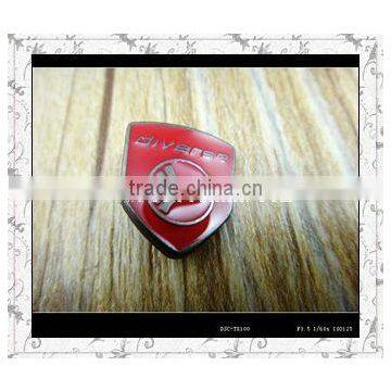 Factory custom custom metal logo labels for handbags