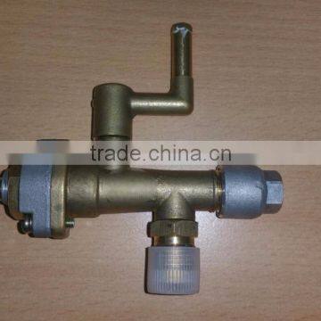 Hot sale factory wholesale brass automatic safety gas shut off cock valve with thermocouple function