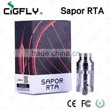 2016 New Products Dripping Tip RTA Tank Authentic Wotofo Sapor RTA