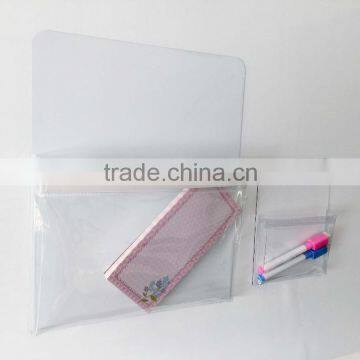 Magnetic Pocket Office Magnetic products transparent magnetic pocket PVC backing