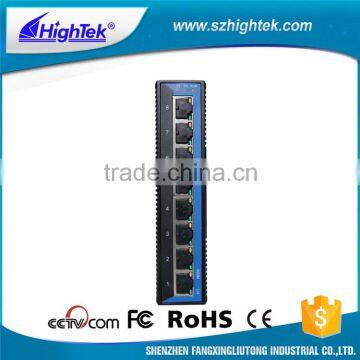 HighTek HK-86008 8port100 meters industrial ethernet switch