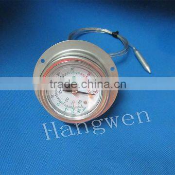 Industrial refreezer capillary thermometer