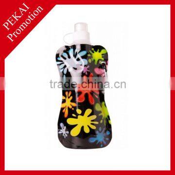 450ml FDA promotional foldable watter bottle