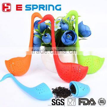 Creative Household High Qulity Lovely Goose Design Silicone Tea Infuser