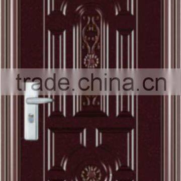 2016 New Style Handle Lock Steel Door Powder Painting Single Steel Door photo-4