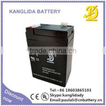 lead acid maintenance free battery 6v5ah